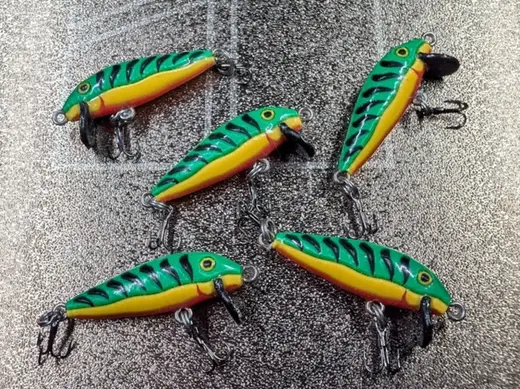 Rapala F3 Style 4-Color Minnow Lure for Trout