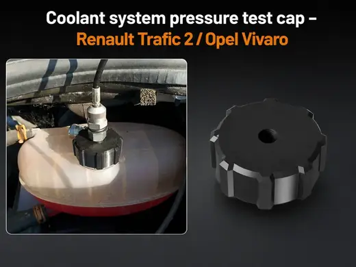 Coolant system pressure test cap Renault Trafic 2