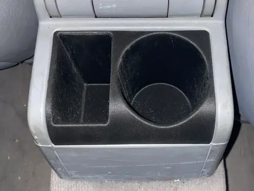 BMW E46 rear ashtray delete cup holder