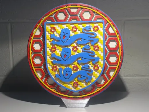 England National Football Crest Dimensional Mosaic