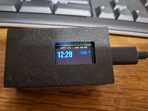 Gehäuse für ESP8266 mit Minidisplay Ideaspark