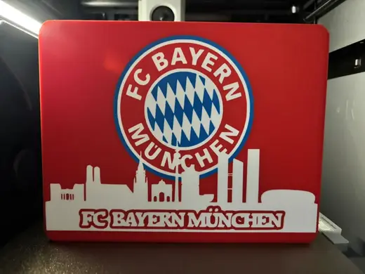 FC Bayern München Lightbox with Silouette