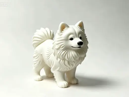 萨摩耶 摆件