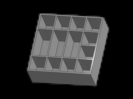 15x15cm Box Organizer (13 slots)