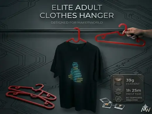 Elite Adult Clothes Hanger