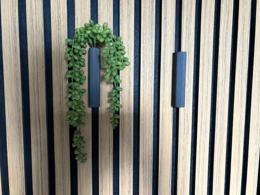 Acoustic wall tube for fake plants