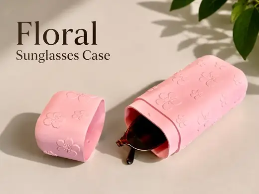 Floral Sunglasses Case - No Supports