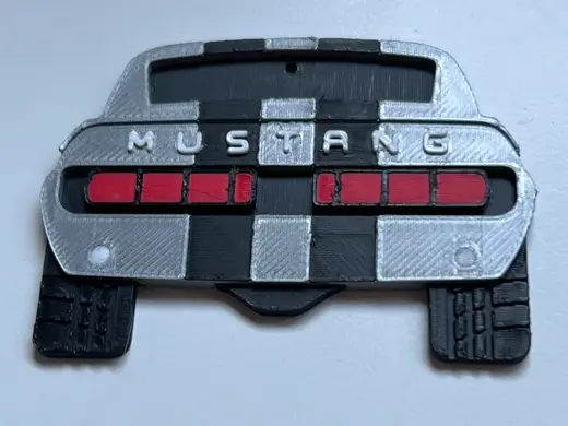 Mustang GT500 Eleanor Keychain