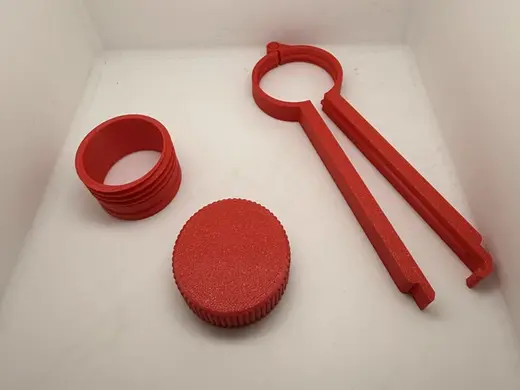 Bag Clip with Screw Caps