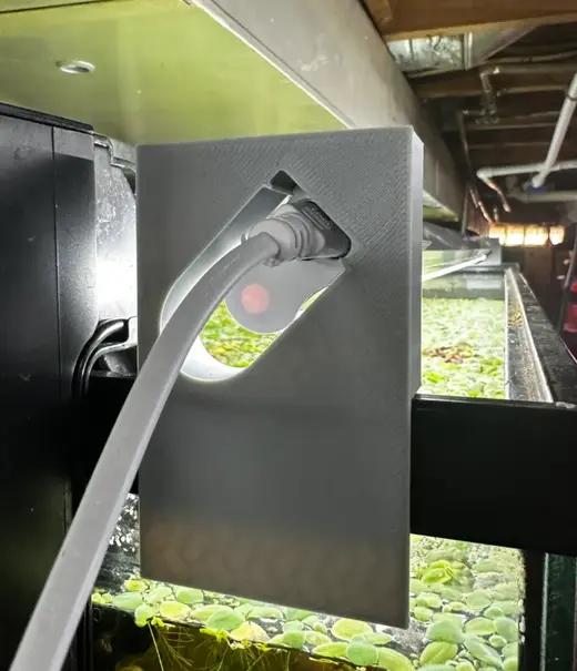 Aquarium light bracket - T5 LED 45 Degree Angle