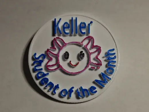 Axolotl Student of the Month Coin