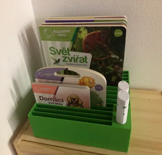 Organizer for Magic Reading book and Albi pencils