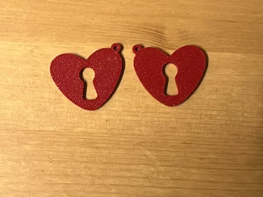 heart earrings