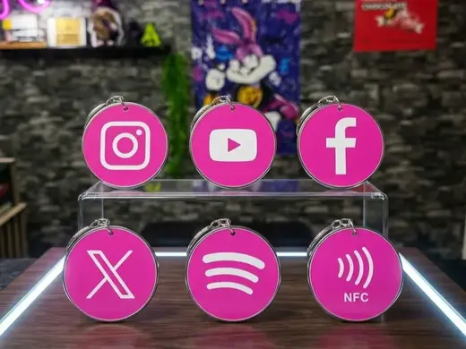 Etiqueta NFC | Llavero NFC | Redes Sociales