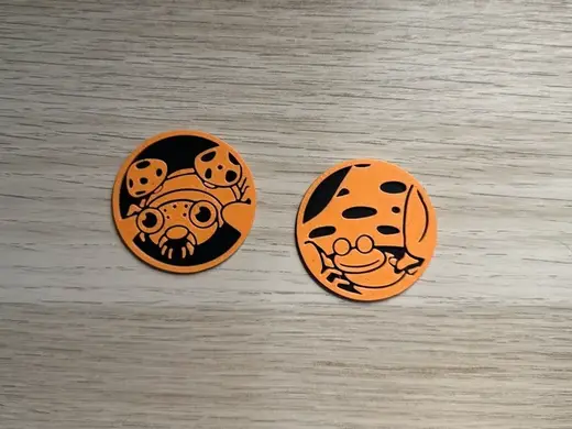 Paras Evolution Coin (Pokemon Gen1)