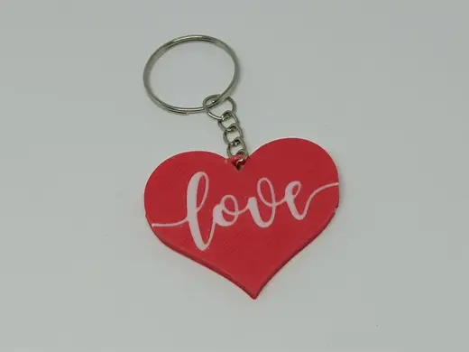 Love Heart Keychain (Valentines Day)