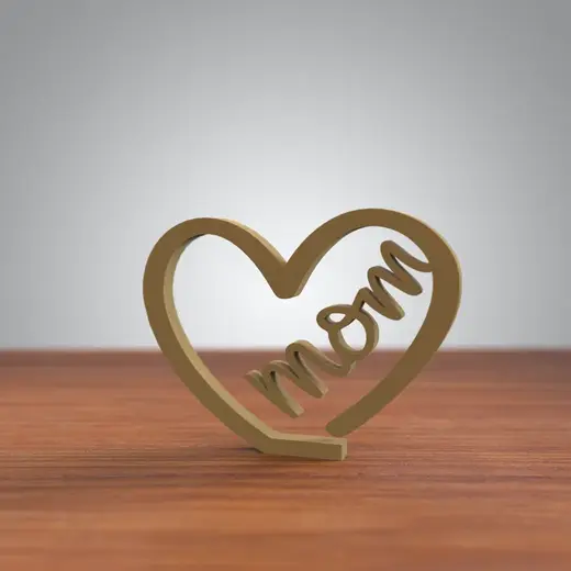 Standing Heart For Mother's Day