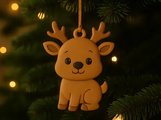 Reindeer Christmas Ornament