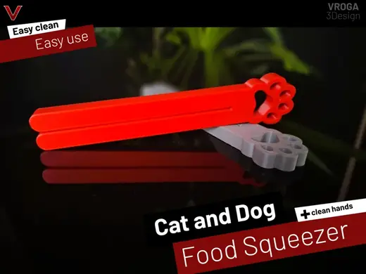 Pet Food Squeezer for Cat and Dog food sachet