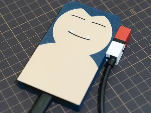 Lexar SSD Box with magnetic - Snorlax Style