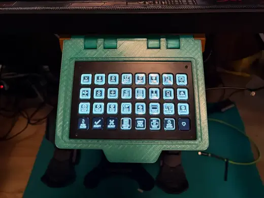 Stream Deck XL Module Under Desk Slide