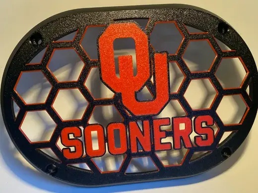 Polk 6x9 OU Sooners Grill Ribs for an Apache 2800