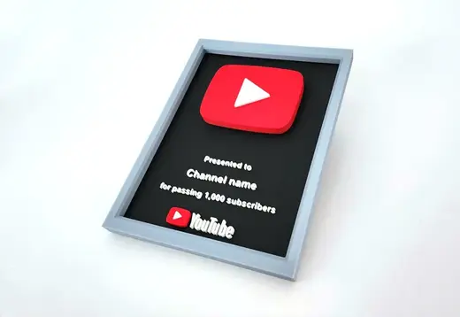 OG Personalized Youtube Award