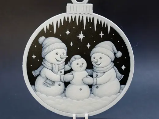 Christmas Bauble / Ornament / Decoration Snowman