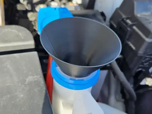 Wiper fluid funnel, MEB, ID3, ID4, ID7, Born