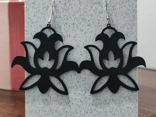 Aretes Loto Barroco