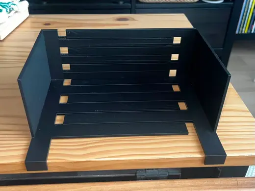 CD Tray / Bookend - with back rest