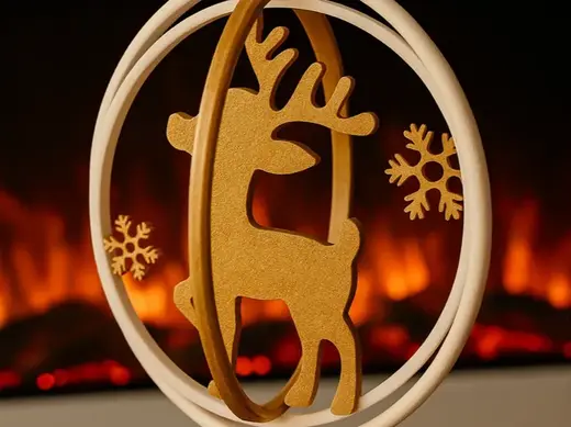 Drehbares Ornament Kleines Reh
