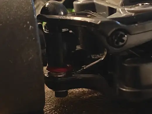 MiniZ shims to lower front MR04 with MR03 springs