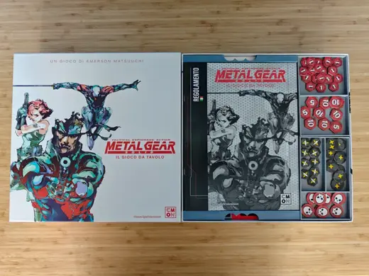 Metal Gear Solid Boardgame - Organizer Insert