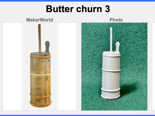 RPG • Dollhouse • Mini: Victor Era Butter churn 3