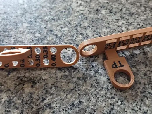 key chain portable Tolerance & Clearance Test