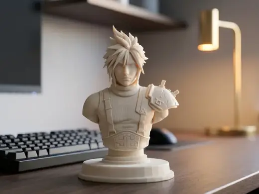 Cloud Strife Bust – Final Fantasy VII