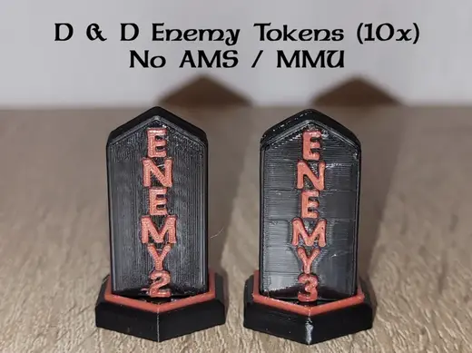 Enemy tokens (NO AMS/MMU)