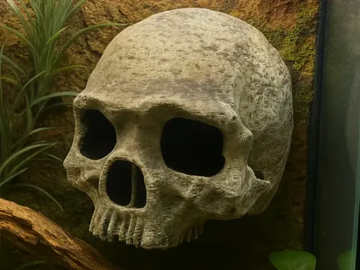 Schädel Versteck