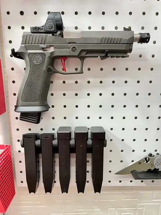 Sig P320, P365 Magazine Rack for Pegboard
