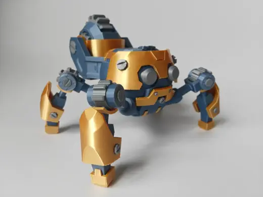 麦卡贡维和者 魔兽世界坐骑 部分可动 拼装模型 Mechagon Peacekeeper