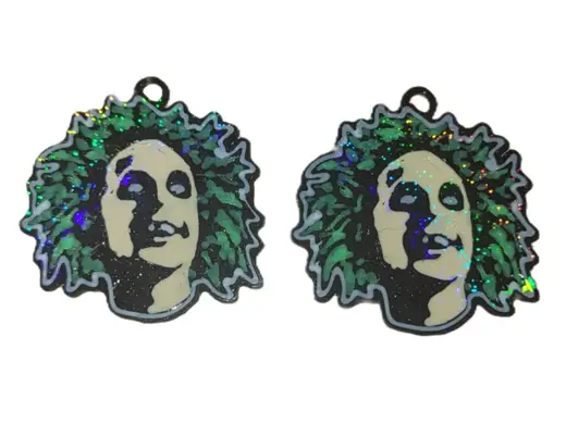 Beetlejuice earrings