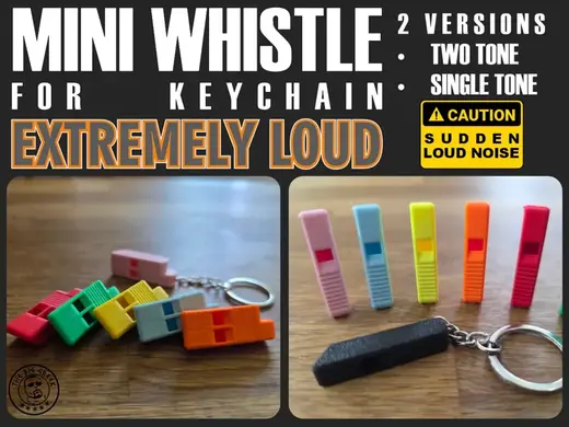 MINI WHISTLE FOR KEYCHAIN