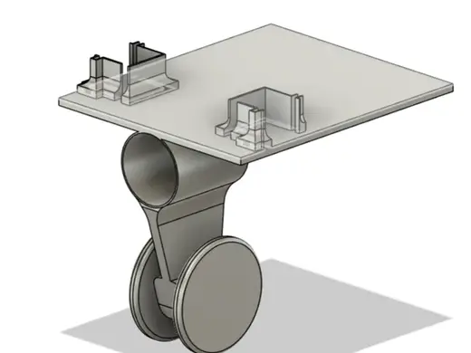 Bearing-less Wheels with MG90S placeholders