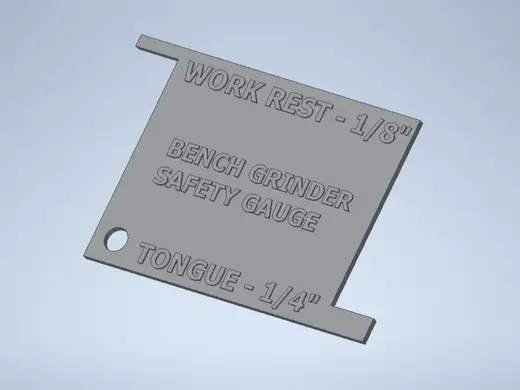 Bench Grinder Safety Gauge
