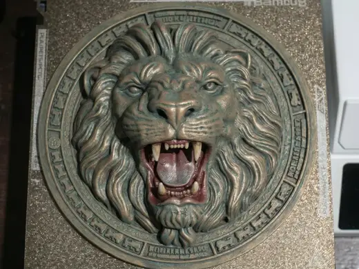 Lion Head wall art