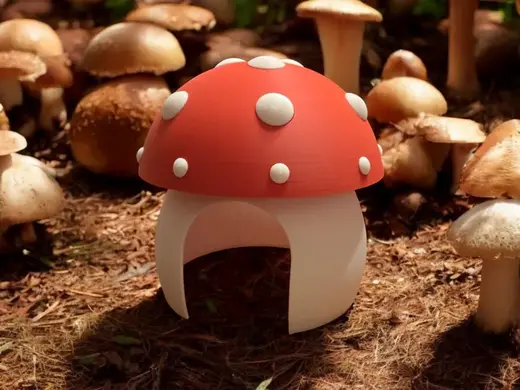 Mushroom House for small pets (No AMS Needed)