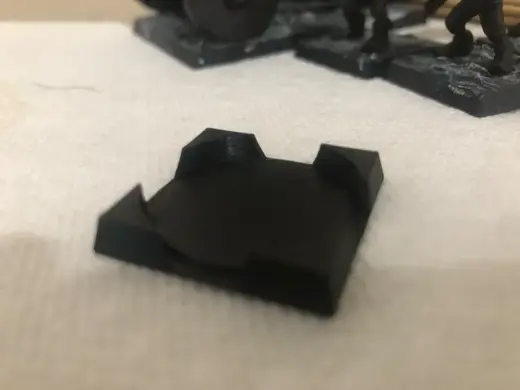 25MM round to square base converter