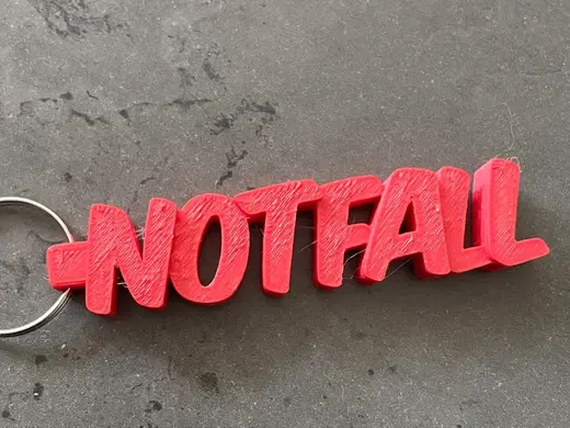 Keychain with the name "Notfall" Keychain Notfall