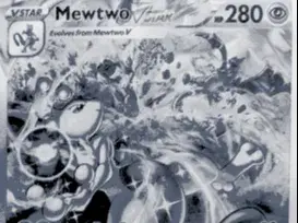Mewtwo pokemon card hueforge